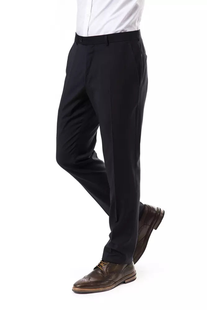 Uominitaliani Graue Wollhose für Herren